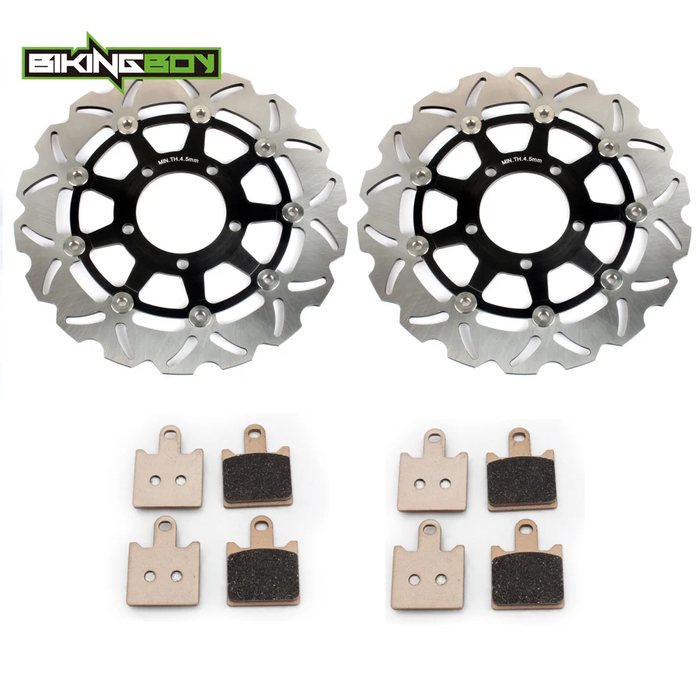 BIKINGBOY для Kawasaki Ninja ZX6R ZX-6R ZX6-R 07 08 09 10 11 12 13 14 15 16 17 18 19 ZX600R передние тормозные диски