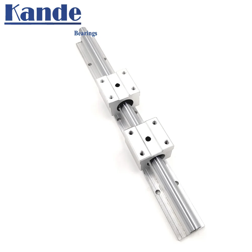 Günstige SBR linear schiene 12mm SBR12 länge 300 350 400 450 500 550 600 mm 1 set 1 pc linear guide SBR12 + 2 stücke SBR12UU blöcke für CNC