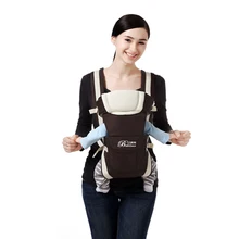 Сумка-кенгуру Рюкзак дышащий 4 в 1 Популярный носить спереди детский слинг рюкзак мешок обернуть кенгуру 0-24 м