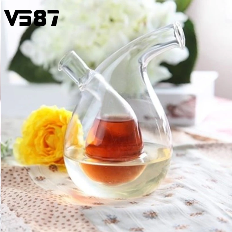 Kitchen Glass Storage Bottle Vinegar Sauce Glass Jar Oil Bottles Sealed Multifunction Seasoning Red Wine Bottle