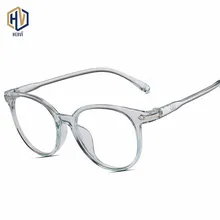 Cat Eye Big Glasses Frame Women Solid Color Transparent Ultralight Optics Spectacles Frames Prescription Eyeglasses