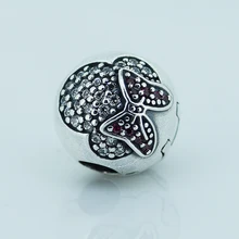 Подходит для Pandora шармы браслеты стерлингового серебра 925-украшение в виде мыши проложить клип бусины