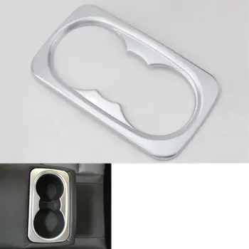 

BBQ@FUKA FIT FOR 2016 2017 HYUNDAI ELANTRA AVANTE CHROME REAR SEAT DRINK CUP HOLDER TRIM COVER