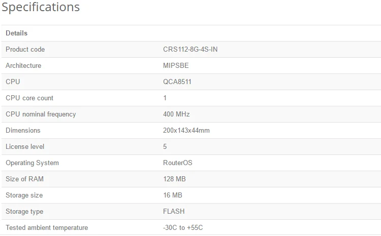 Маршрутизатор Mikrotik переключатель CRS112-8G-4S-IN 8 Gigabit Порты RouterOS 4xsfp посты