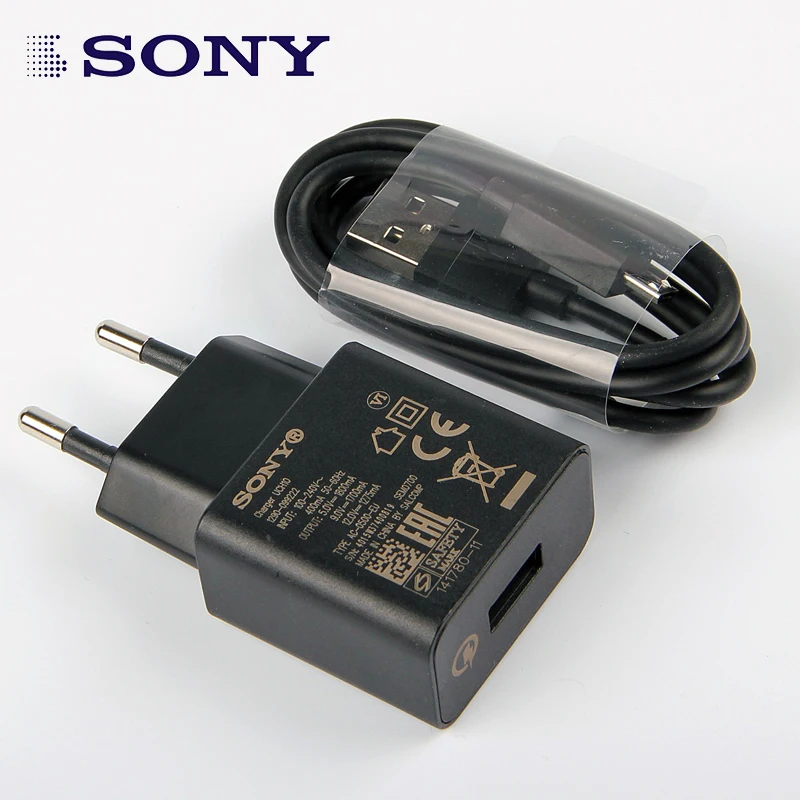 Оригинальное зарядное устройство для Sony UCH10 + кабель UCB11 Xperia Z3 Compact z3 plus Z1 Z2 C5 Z5 Z4 Z5P XA