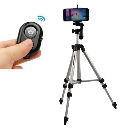 Aluminium Camera Tripod Holder Bluetooth Control For Samsung Galaxy S6 G920 Edge
