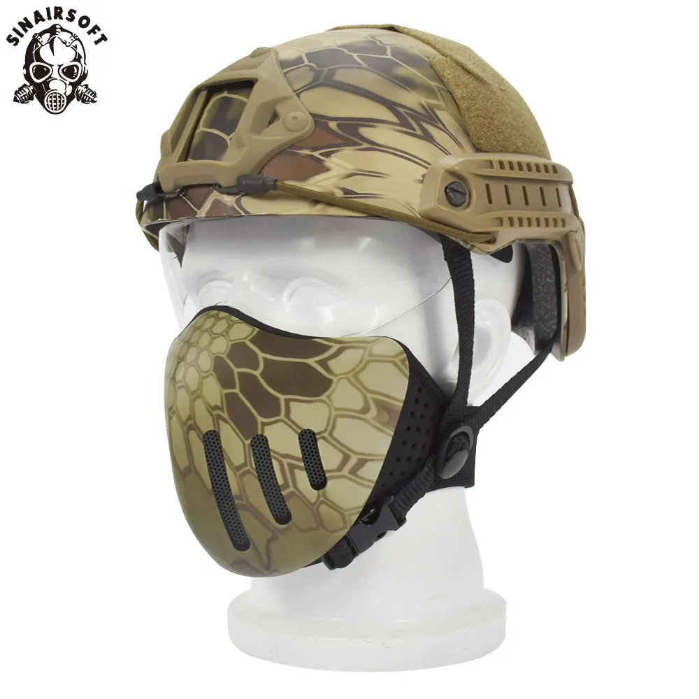 

Tactical Gear Face Shields Airsoft Hunting Military Equipment Party Movie Camo Ghost Combat Mask Paintball Airsoftsports Plastic