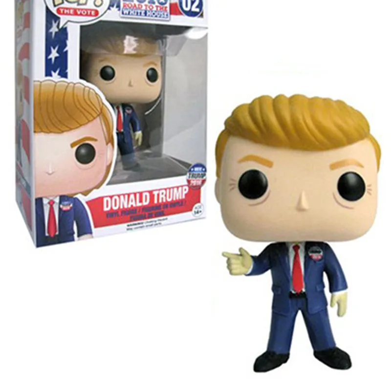 

FUNKO POP Donald Trump #02 Vinyl Figure Dolls Collection Trump PVC Action Figure Model Toys Gifts for Children & Fans