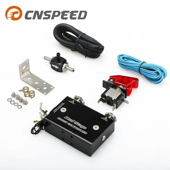 

Adjustable Black Dual Stage Electronic Turbocharger Turbo Boost Controllerl Aluminum + Rocket Switch YC101545