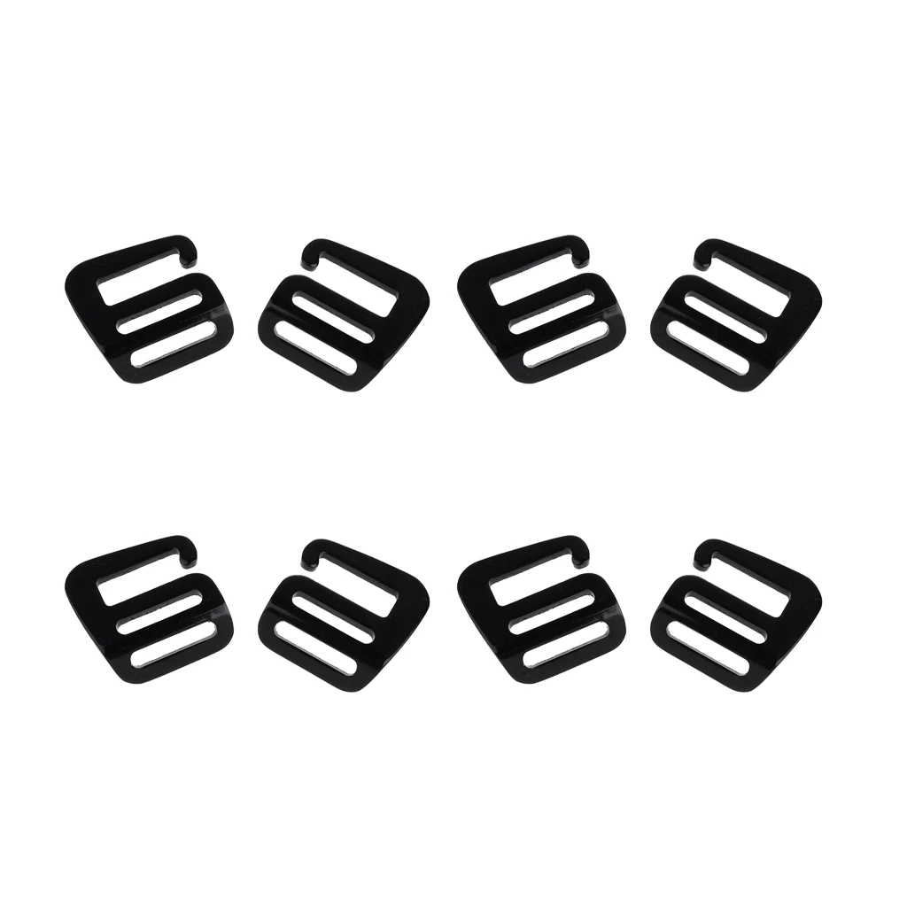 4 Pairs of 1 Inch G Hook Webbing Buckle Clip Replacement for Backpack Strap Belt 25mm Hardware Outdoor Backpack Accessories