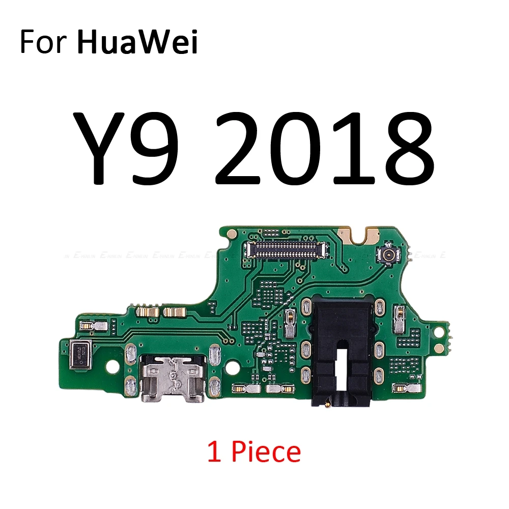 Usb зарядный порт док-станция разъем зарядное устройство для платы микрофон гибкий кабель для HuaWei Y9 Y7 Y6 Pro Y5 Prime GR5