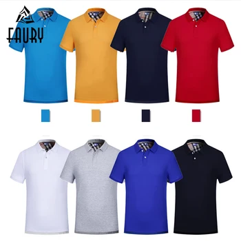 

2019 High Quality Unisex Polo Shirt Casual Short Sleeve Summer Stand Collar Men Women Shirt Cafe Waiter Waitress Work Clothes