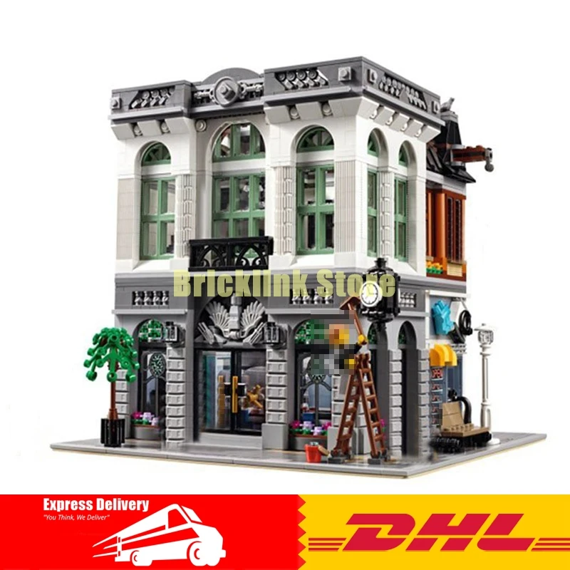 

2016 New LEPIN 15001 Brick Bank Model Building Kits Blocks Bricks Kits Toy Compatible With 10251