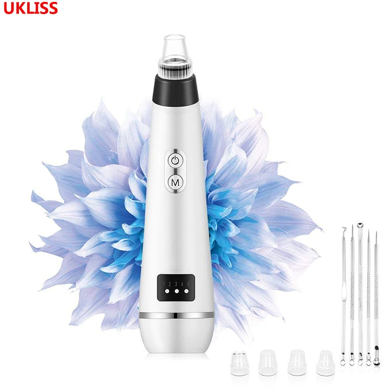 

Hot Selling Blackhead Removal Machine Professional Pore Nose Face Cleaner USB Rechargeable Facial Skin Beauty Care Face Clean