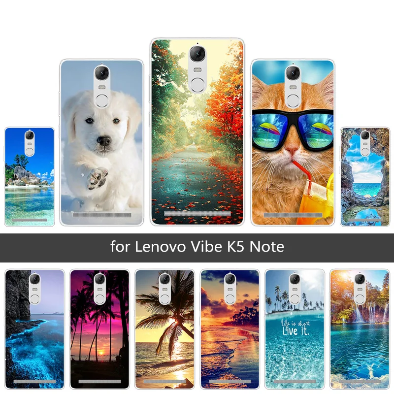Мягкий чехол из ТПУ Для Lenovo Vibe K5 Note чехлы для телефонов A7020 A7020a40 Прозрачная