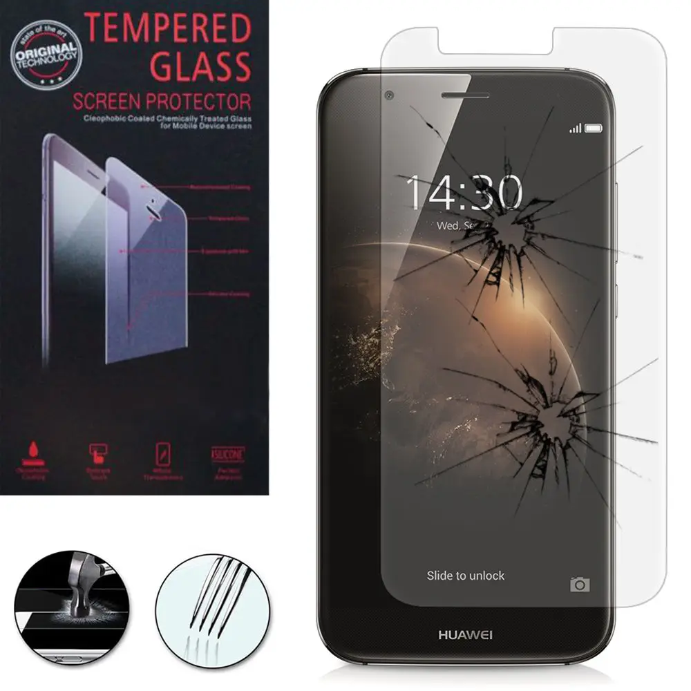 5x закаленное Стекло для Huawei G8 G7 плюс gx8 maimang 4 D199 Плёнки Экран протектор g7 |