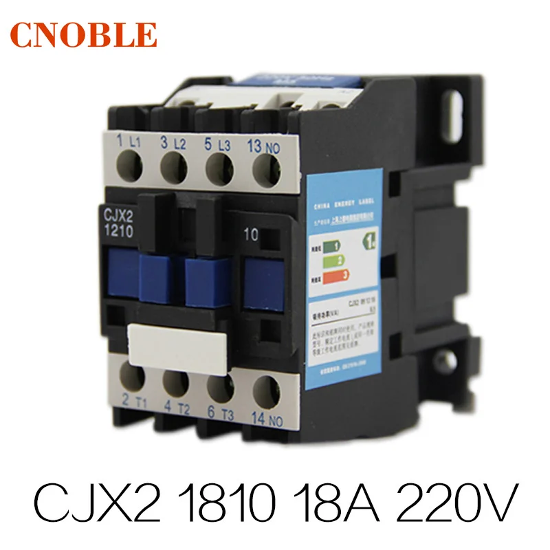 CJX2 1810 AC Contactor Relay LC1 18A 220V 50HZ/60HZac contactorac