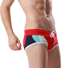 Купальный костюм Мужские дышащие плавки Брюки Одежда для плавания Шорты тонкая одежда бикини купальный костюм Sunga сексуальный купальник водонепроницаемые купальники мужские