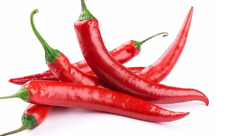 Чили на белом фоне Чили на белом фоне