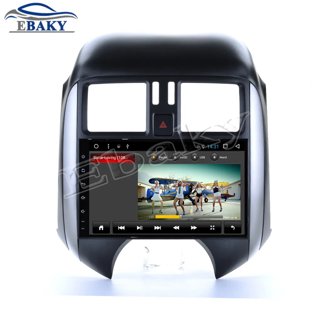 Flash Deal NaviTopia 9inch 1GB/2GB RAM Quad Core/Octa Core Android 7.1/8.1 Car DVD Radio for Nissan Sunny 2011 2012 2013 with GPS/wifi/maps 17