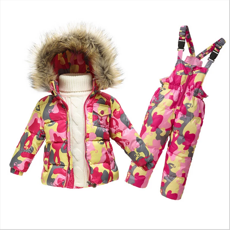 Buy Baby Snowsuit New Toddler Boy Girl Snow Wear Faux Fur Collar Kids Winter