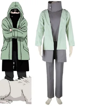 

High-Q Unisex Anime Cos Naruto Aburame Shino Cosplay Costume Sets