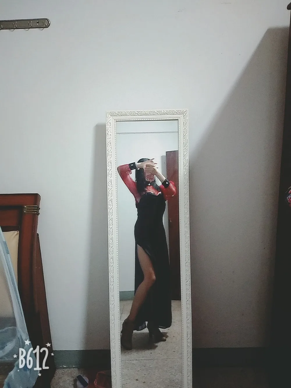 Сейлор Мун Косплей черная леди Chibiusa красное платье костюм