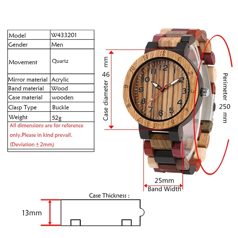 Ретро полностью деревянные часы мужские уникальные Смешанные цвета Деревянный ремешок кварцевые часы мужские часы Топ Роскошные модные мужские часы Reloj Hombre