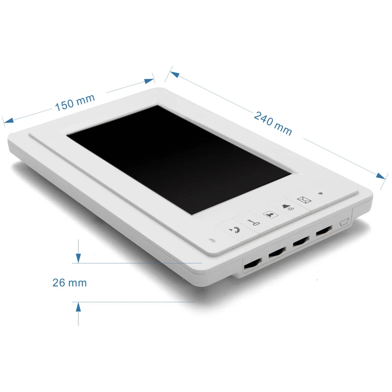 Новый проводной 7 &quotTFT экран видео домофон система + RFID код клавиатуры камеры