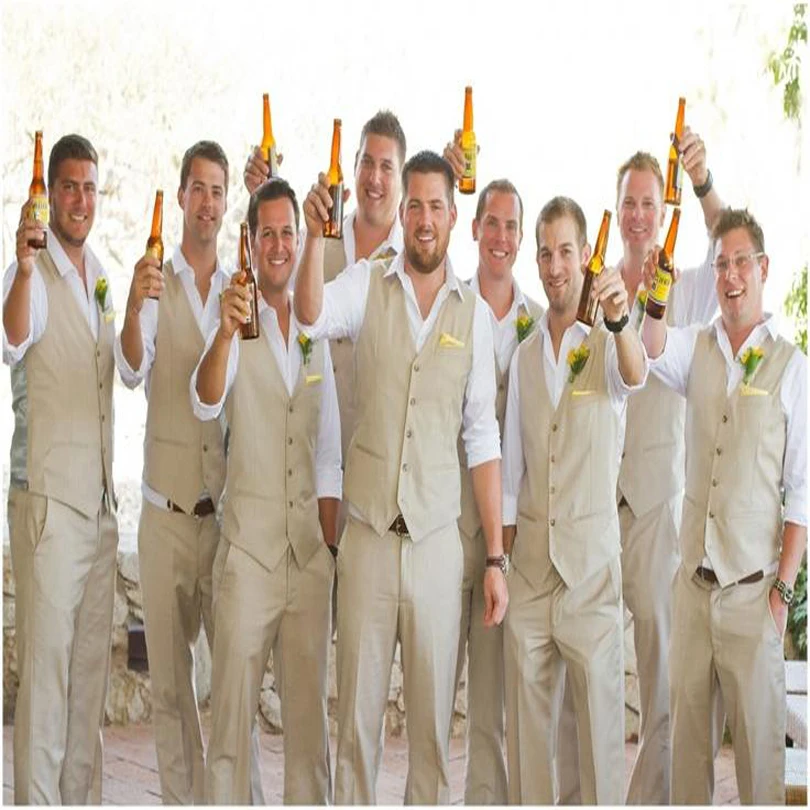 Autumn/Spring Groom Wear Beach Wedding 