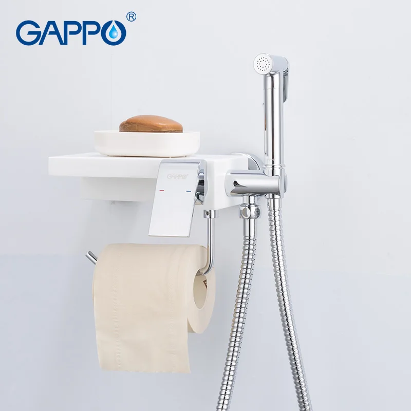 

GAPPO bidet faucets shower sprayer bidet toilet faucet bidet multifunctional bidet toilet water taps for bathroom shelf holder