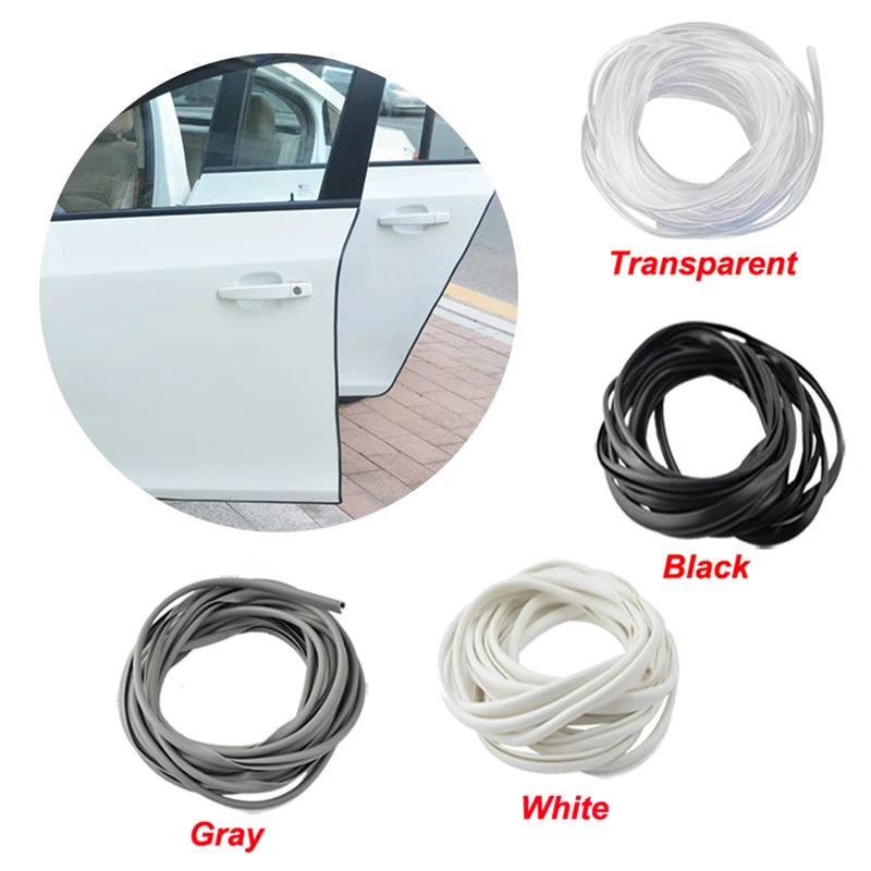 

8M Universal car door edge scratch plate seal strip protection rubber trim car shape for Audi BMW Volkswagen Ford SUV