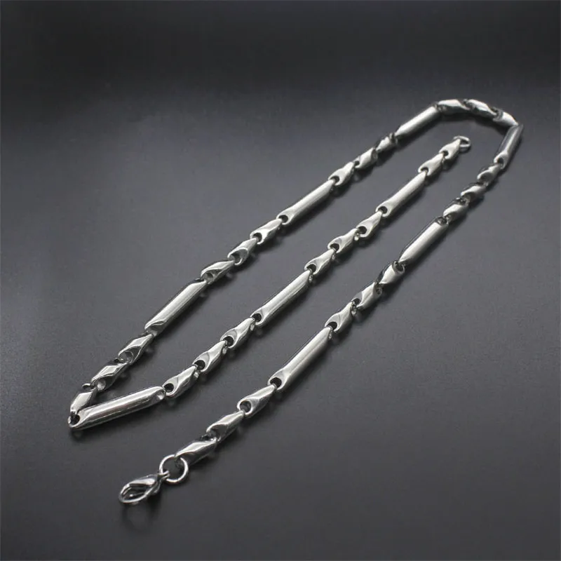 

Round Melon Combination Chain Necklace For Men 316L Stainless Steel Necklace Men's Fashion 50cm Long Necklace Jewelry