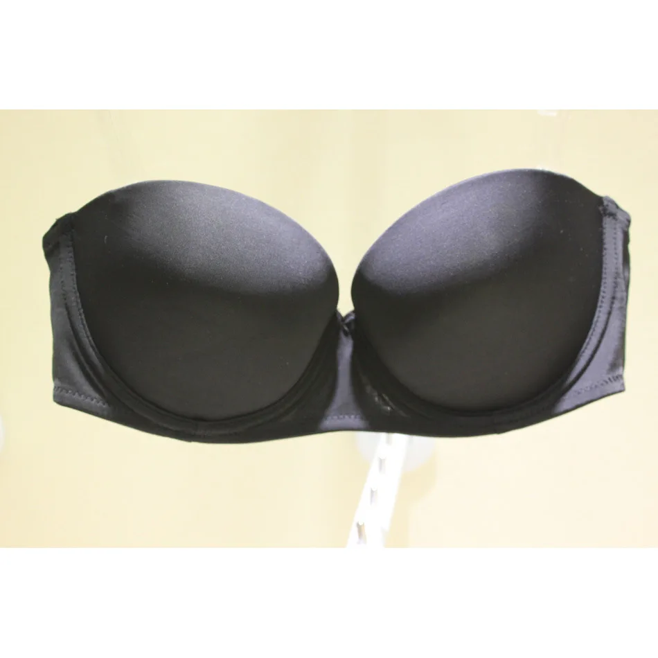 ATTENDRE Women's Underwear Bra 1/2 Cup For Bride Dress Seamless Convertible Bra Transparent Back Straps Backless Bras ATTENDRE Women's Underwear Bra 1/2 Cup For Bride Dress Seamless Convertible Bra Transparent Back Straps Backless Bras