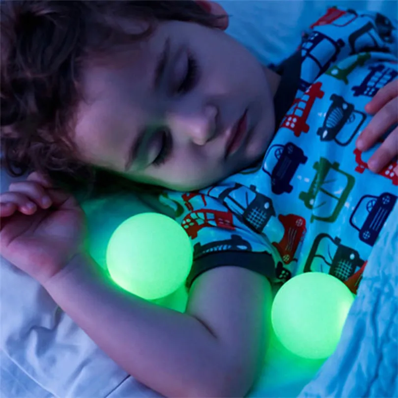 

Creative Mushroom kids gift colorful led night light Boon Glowing led lamp with removable balls children sleeping