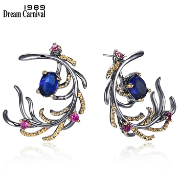

DreamCarnival1989 New Arrivals Feather Look Elegant Drop Earrings for Women Must Have Hot Selling Special Fashion Jewelry WE3856