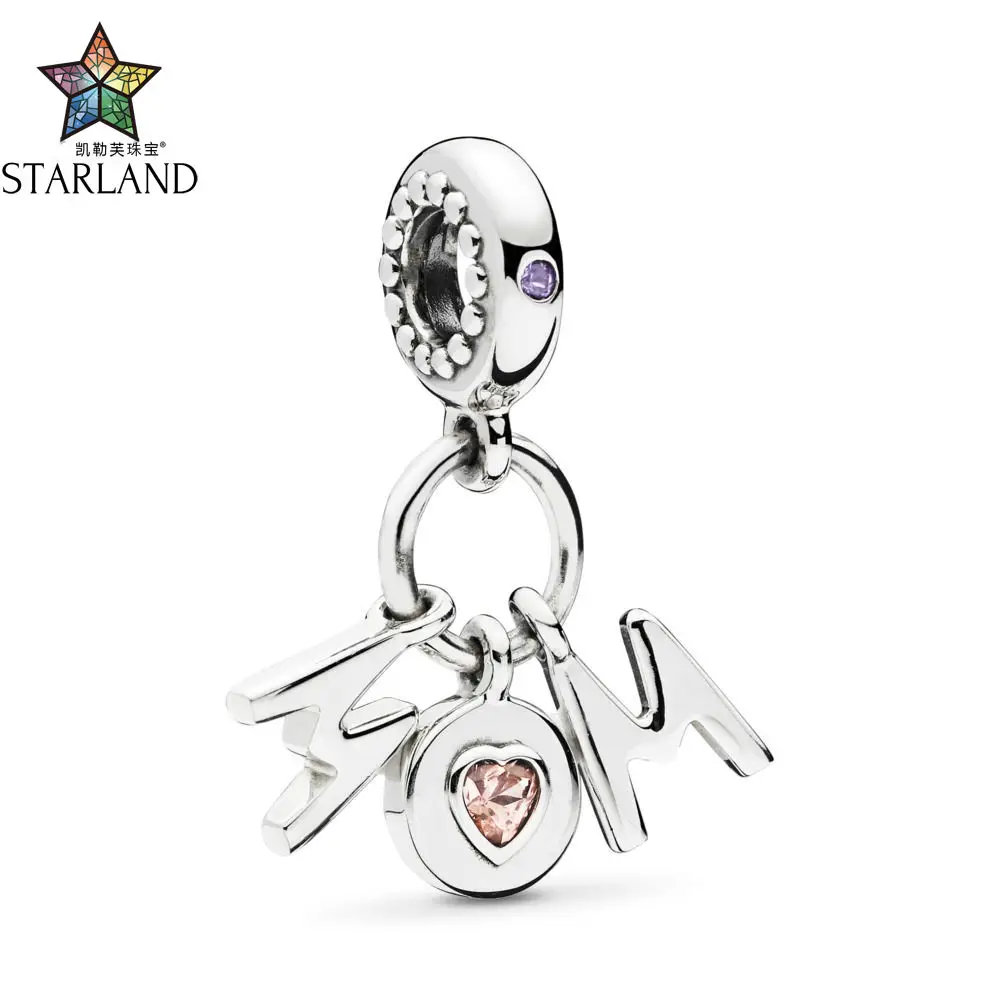 

XIINHUI New Arrival 100% 925 Sterling Silver PERFECT MUM PENDANT CHARM Pendant For Women Original Bracelet DIY Jewelry Gifts
