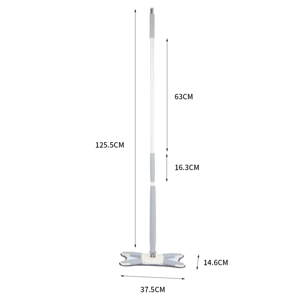Влажная сухая двойная польза плоская Швабра Hands-Free устройство для чистки пола деревянный пол ленивая Швабра из нержавеющей стали Удлиненная палка от швабры для дома
