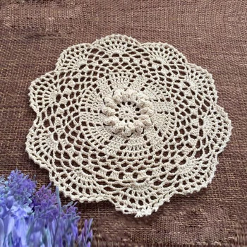 

set of 10pcs D26cm Multi Round Hand Made Crochet doily/placemat set/placemat coasters/shabby chic/place mats/doilies crochet