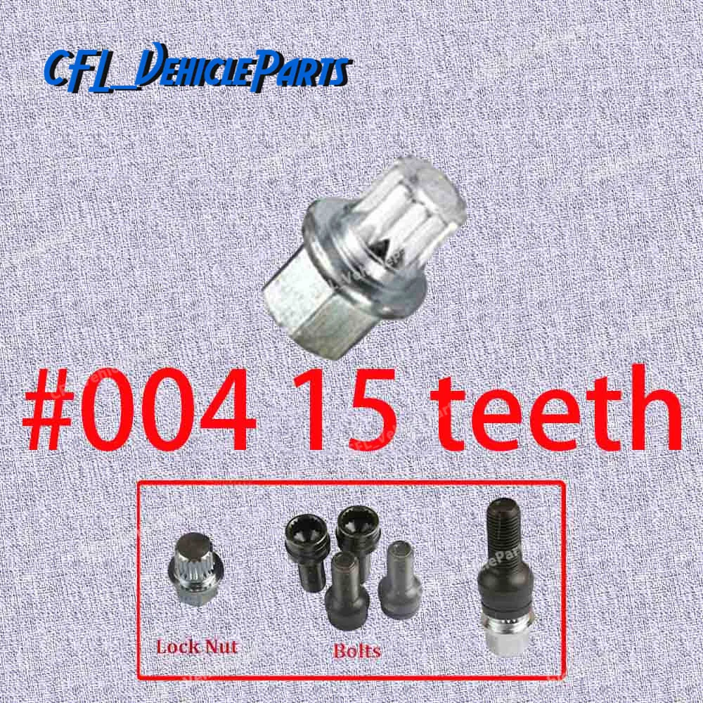 Antitheft Wheel Bolt Lock Nut Key Adapter 004 8d0601139f For Volkswagen Vw Golf Jetta Passat