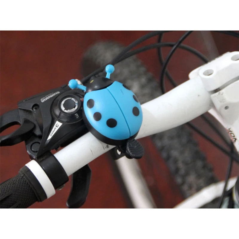 

Fun Bike Bells Alarm Horn Bicycle Air Sound Ladybug Bell Ladybird Alarm Bike Handlebar Horn Cycling Safety Accessories Bell Ring
