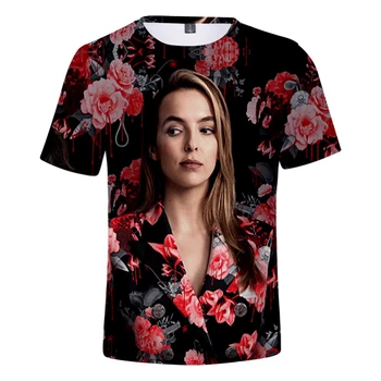 

TV series Killing Eve men Fashion t shirts 3D printed funny fashion summer cool personality shirt for men women unisex Tops