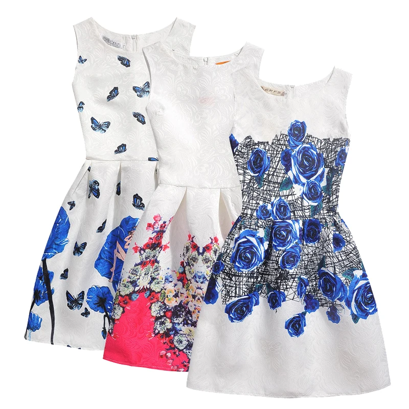 Girls Clothing Floral Casual Girls Dress 5 8 10 11 12 Years Princess