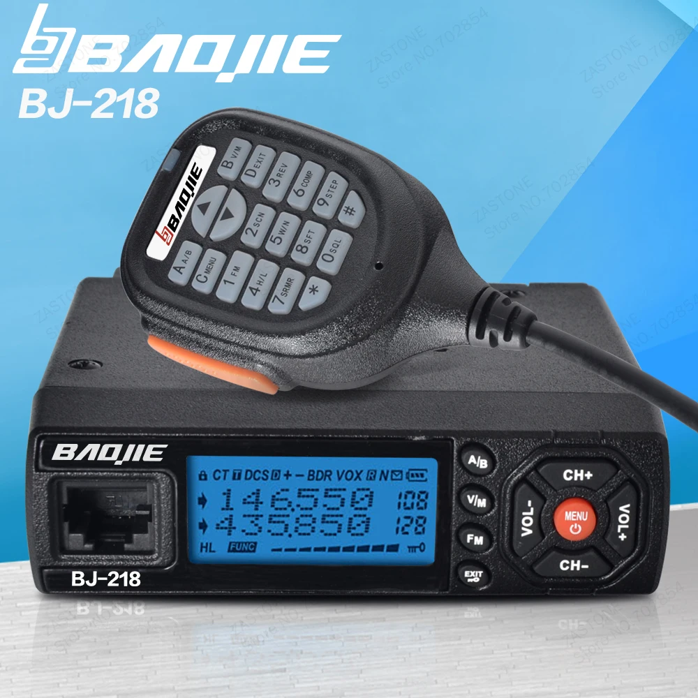 Baojie BJ 218 25W Output Power Mini Mobile Radio VHF UHF