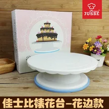 11 дюймов выпечка окантовка яйцо торт кружева вращающаяся платформа нескользящий круглый инструмент новые поворотные столы десерт декораторы кекс стенд