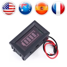 12 В цифровой светодиодный тестер емкости батареи Вольтметр метр MP индикатор монитор Анализатор кислотная свинцовая индикатор для аккумулятора оптом