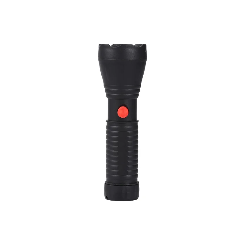 GIJOE new led mini tactical flashlight plastic led torch f8 bulb use 3*AAA battery waterproof emergency light flash lamp - Испускаемый цвет: not include battery