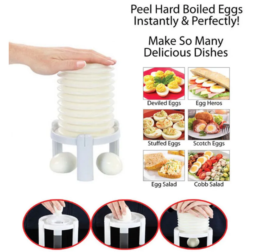 Cooking tools Convenience Automatic Egg shell separator Egg peeled