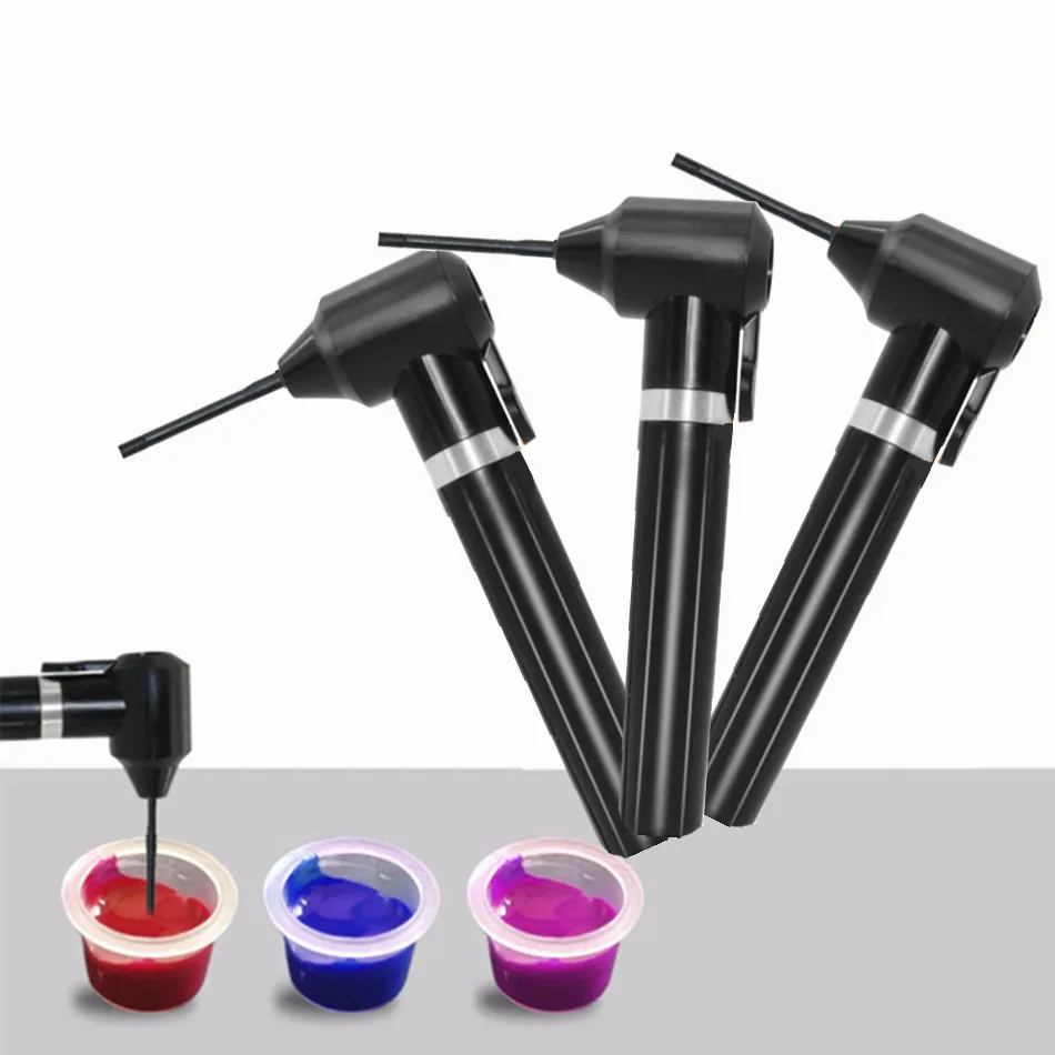 

1 Piece Black Electric Tattoo Pigment Mixer Tattoo Ink Stirrer Automatic Mixer with 5 Sticks Permanent Makeup Tattoo Supplies