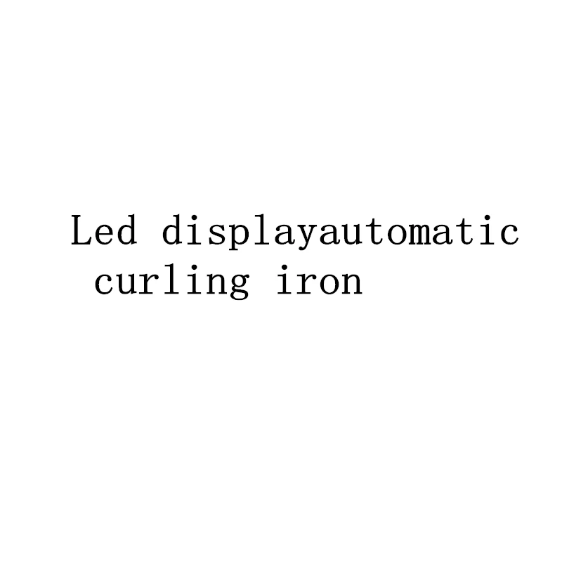 

Led display automatic curling iron